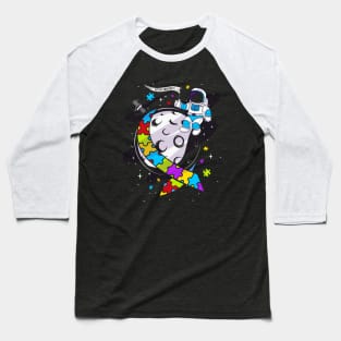 autism space stars awareness astronaut Baseball T-Shirt